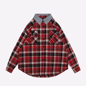 Shirt denim collar long sleeve jacket fear of god